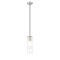 Z-Lite Alton Pendant, 1-Light, 4.75 In.W x 14.25 In.H, Brushed Nickel/Clear+Frosted 824P-BN - alternate 3